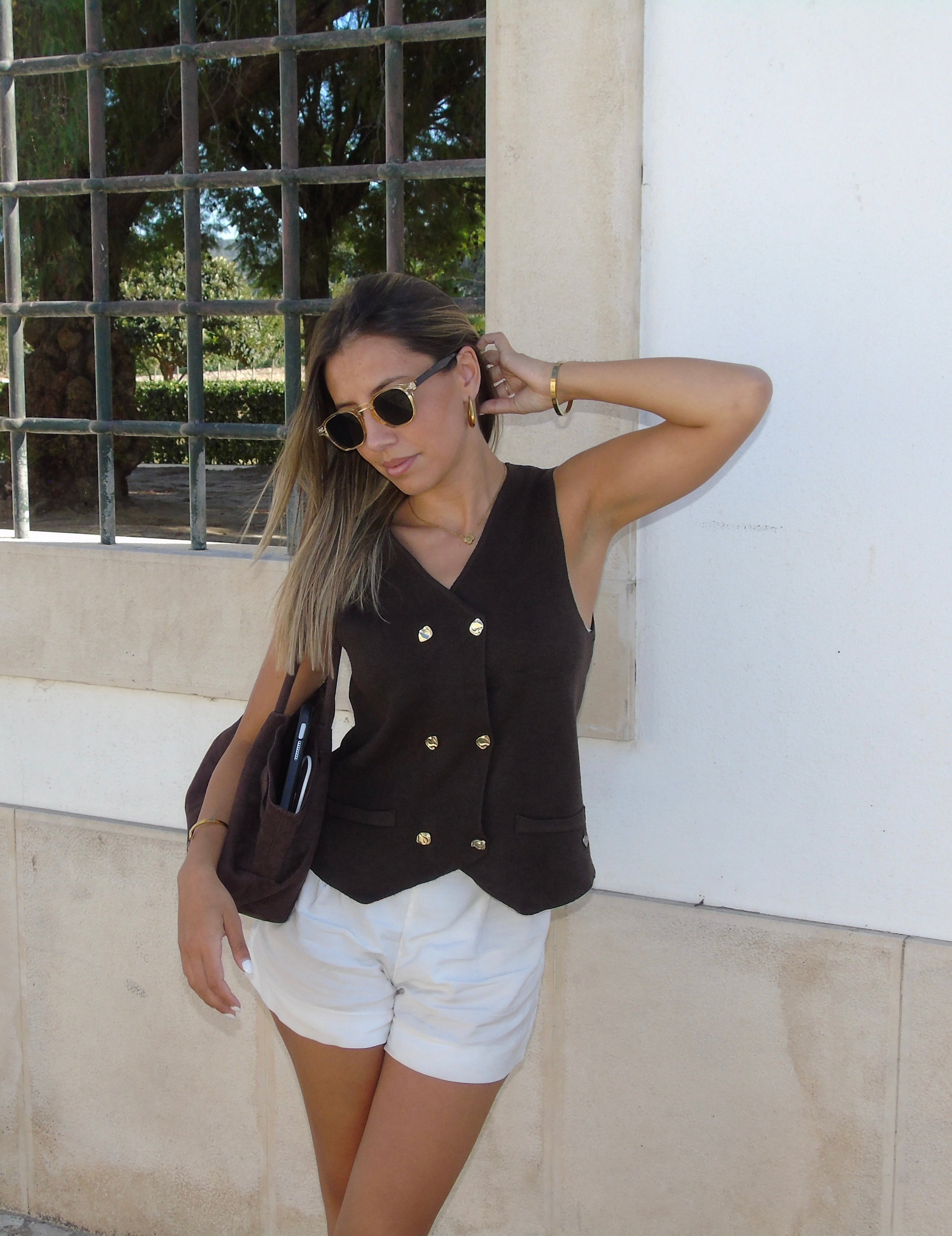 Colete Castanho